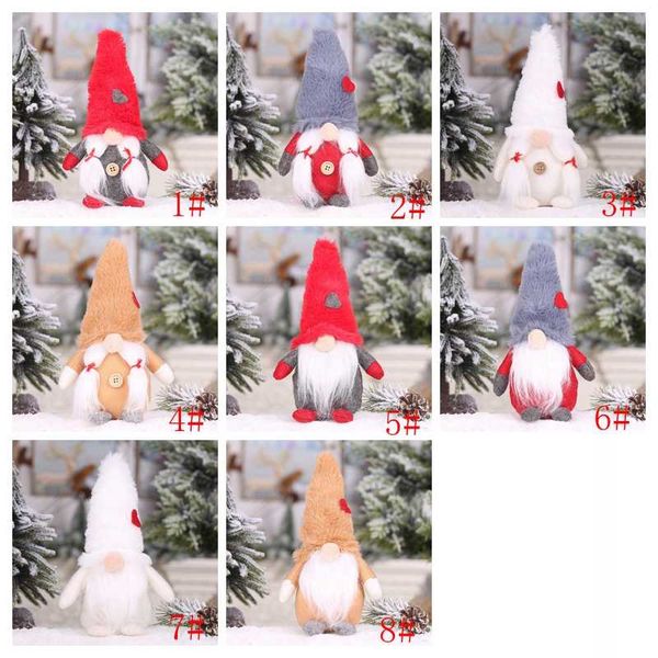 

500pcs swedish gnome plush toy elf doll scandinavian nordic tomte dwarf home decoration christmas ornament faceless doll