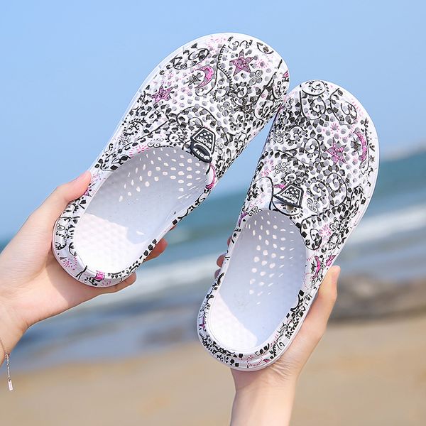 

original new garden flip flops water shoes women sport wading summer beach aqua slipper outdoor eva hole sandals gardening shoes