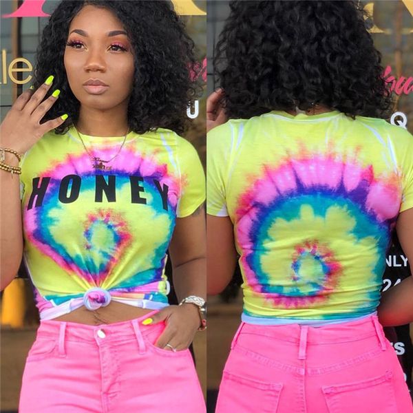 

Colorful Skinny Women Designer Tshirt 3D Print Short Sleeve Ladies Tops Fashion Women Summer Sexy Tees