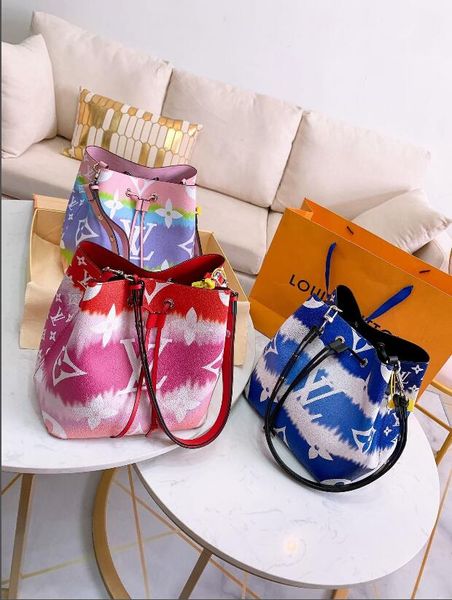 

2020 fashion classic pattern bucketbag messenger bag shoulder bag luxury ladies clutch bag coin purse