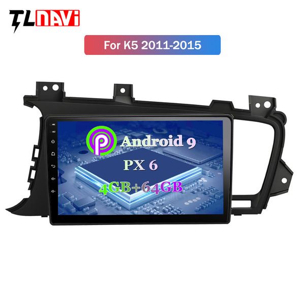 

px6 4g+64g 9 inch android 9.0 car video player for kia k5 2011-2015 auto radio gps navigation car dvd