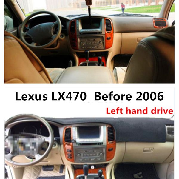 

taijs car dashboard cover for lx470 2002-2006 left hand drive auto dashboard mat for lx470 before 2006