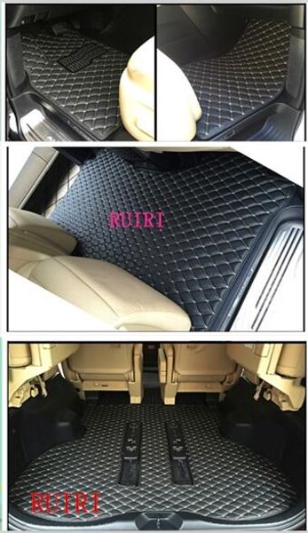 

good mats custom special car floor mats for right hand drive mitsubishi delica d5 7 seats 8 seats 2018-2007 waterproof carpets