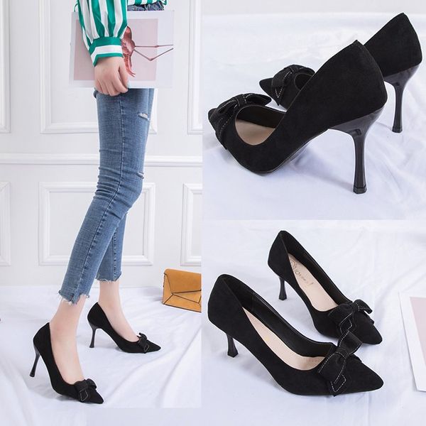 

spring summer ladies pumps platform heels pointed toe thin heels shoes women sapatos feminino shoes+female black wedding shoes