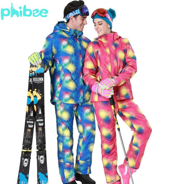 

cross border electricity supplier phibee phoebe baby elephant men and women couple's ski suit thick a generation of f