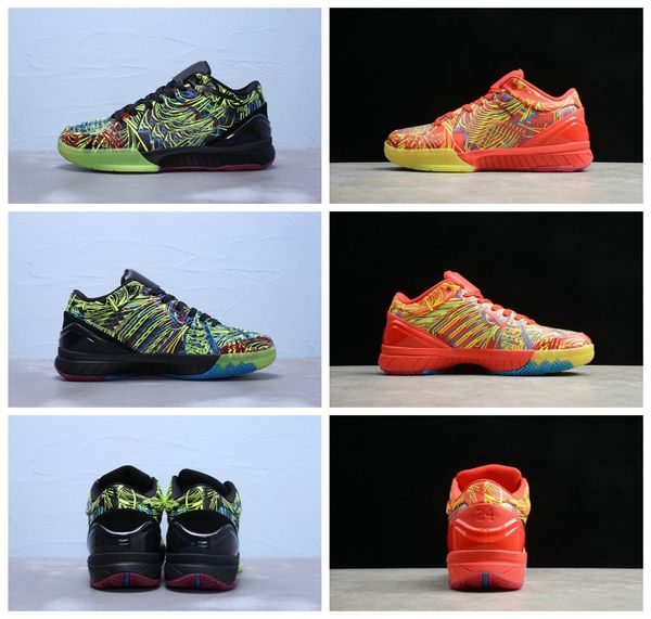 

classic kobe 4 protro wizenard zk4 basketball shoes iv 4s hornets carpe diem del sol mamba graffiti 2020 designer trainers sneakers