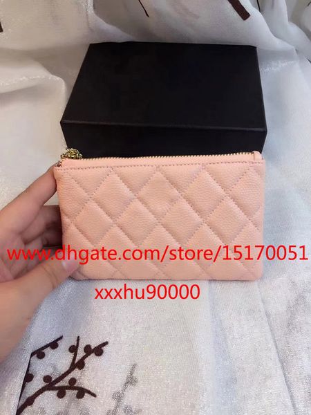 

New oft touch caviar leather coin pru e women mall lamb leather wallet 50168