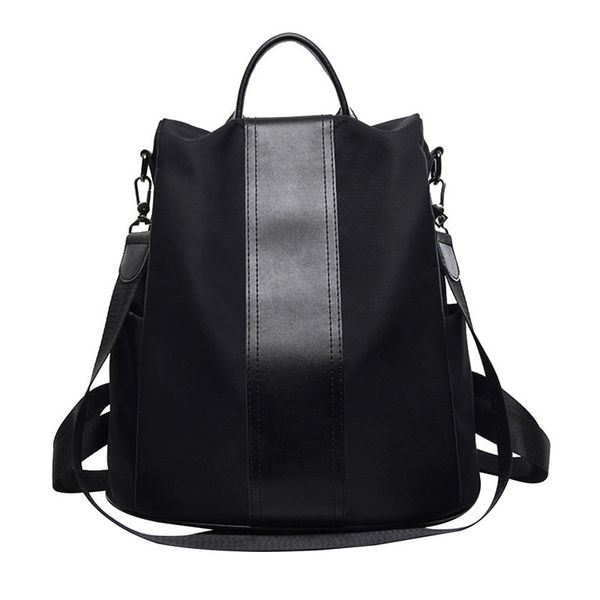 

anti theft backpack women shoulder school bag for teenage girls nylon female zipper backpack ladies casual book bag high quality