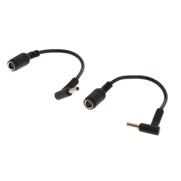 

2 pieces 7.4x5.0mm female to 4.5x3.0mm male right angle plug