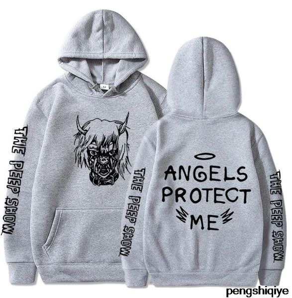 

cry hood peep hoodies man/women baby lil. pullover men sweatshirts new hooded sweatershirts love peep 2020 sudaderas lil hoddie rgagw, Black