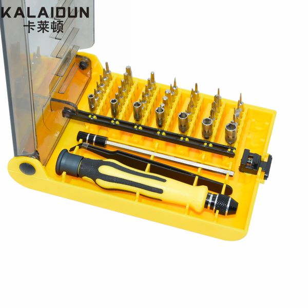 

kalaidun precision 45 in 1 screwdriver set electron torx mini magnetic hand tools kit opening repair phone hardware tool