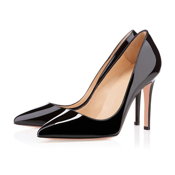 

2020 box + dust bag fashion designer women shoes red bottom high heels 8cm 10cm 12cm nude black leather pointed toes pumps dress shoe cs10
