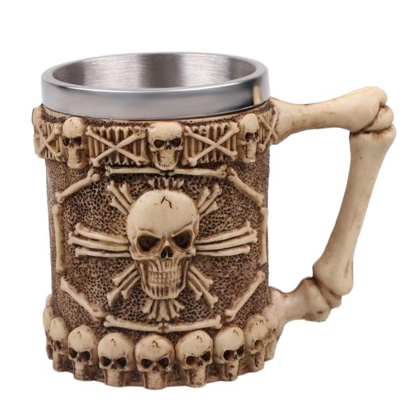 

смола craft halloween beer mug skull coffee cup отдыха party home decor