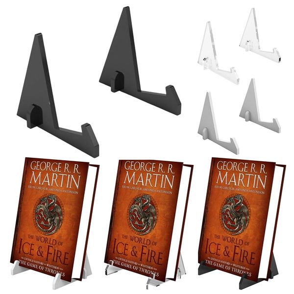 

новые акриловые книги стойки дисплея розничная book holder cookbook держатель #so