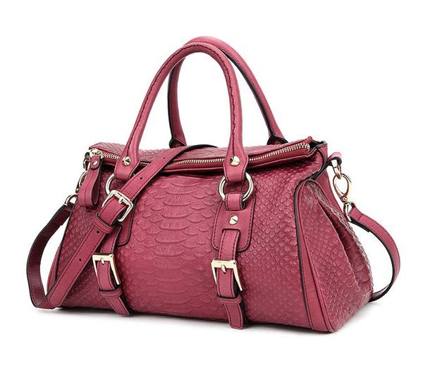 

сумка для рук из змеиной кожи большой емкости