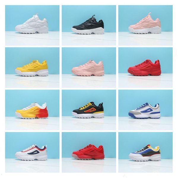 

designer fashion disruptors ii triple white black red casual sports shoes men women shoes platform higher sneakers size 36-45