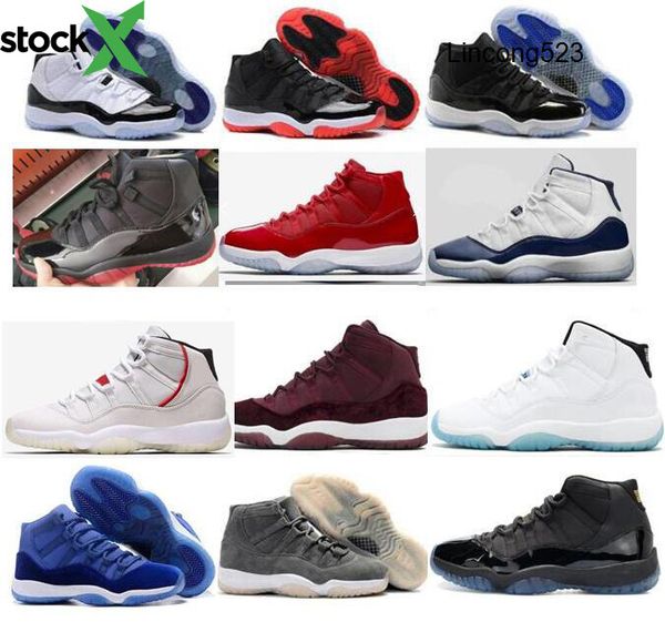 

11 11s legend blue black red cool grey men women basketball shoes 11s gray suede velvet blue sneakers with shoes box