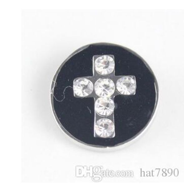 

new 20pcs lot snap jewelry cross rhinestone popular snap buttons for 18 20mm snap button jewelry noosa chunks jewelry accessorie