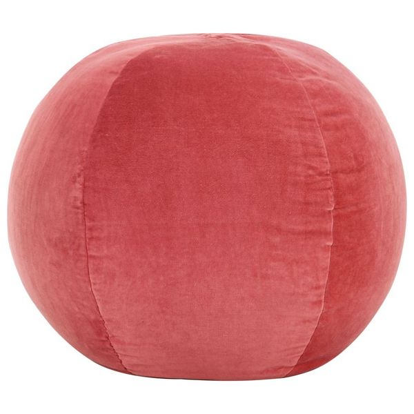 

pouf velveteen 50 * 35 cm pink living room furniture