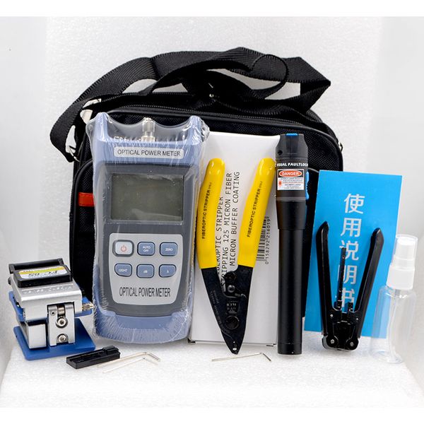 

new ftth optical fiber cutting tool set/optical power meter/red light pen/optical fiber cutting tool special wholesale