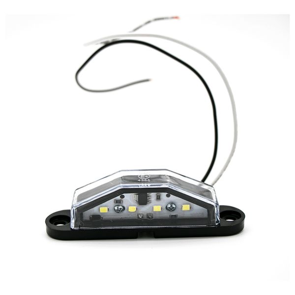 

4-led 10-30v plastic license plate light for truck trailer caravan