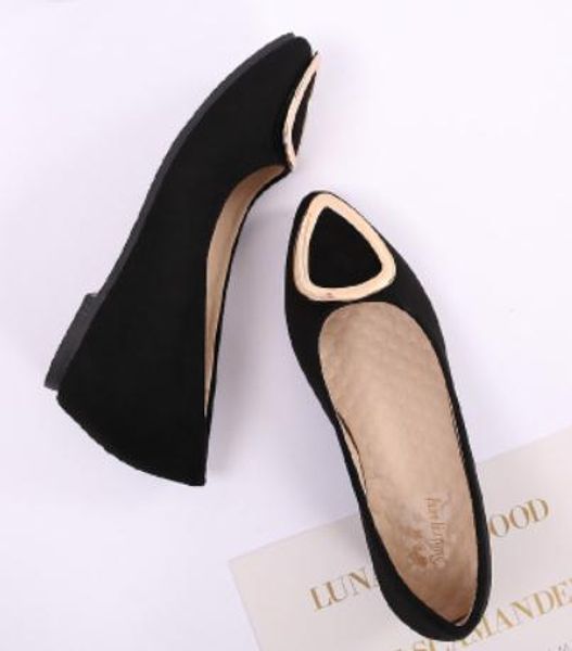 

2019 women's shoes in spring and autumn with new style slope heel pointed end @166, Black
