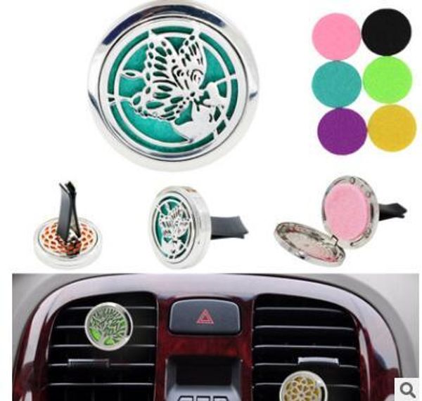 

new diffuser for household essential oil, suitable for car air freshener perfume bottle, 5 pieces of washable felt pad in locket
