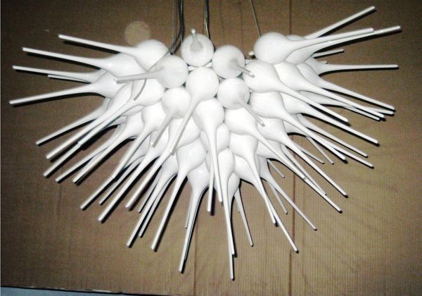 

ac led bulbs 120v/240v popular superior quality blown milk white glass l pendant lighting