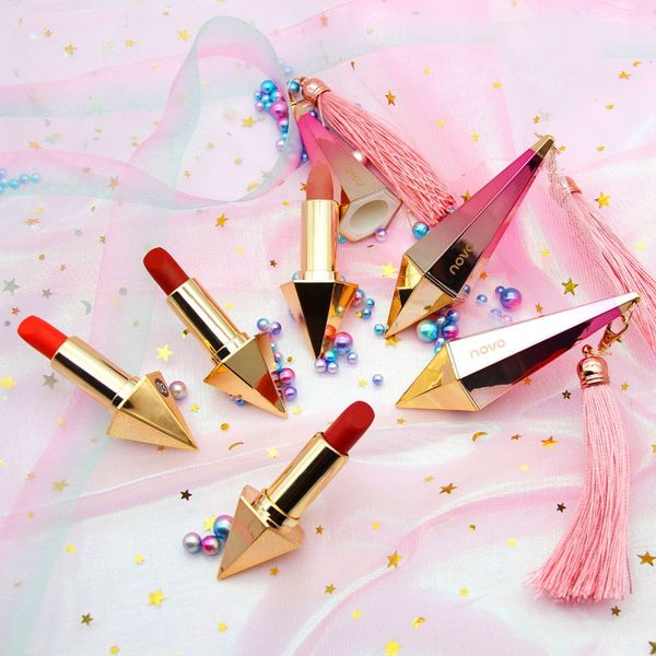 

matte shiny teen heart-shaped diamond lasting waterproof lip lip makeup gloss