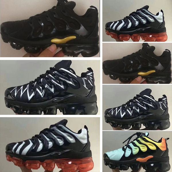 

2019 Kids TN Plus Designer Sports Running Shoes Children Boy Girls Trainers Tn Sneakers Classic Outdoor Toddler Shoe