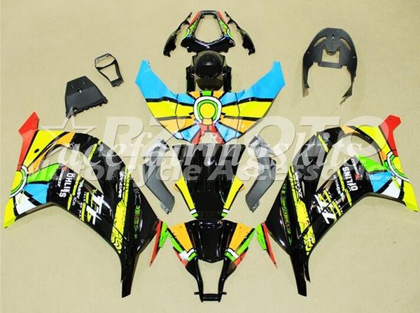 

new abs motorcycle full fairings kit fit for kawasaki ninja zx-10r zx10r 2011 2012 2013 2014 2015 10r 11 12 13 14 15 yellow black