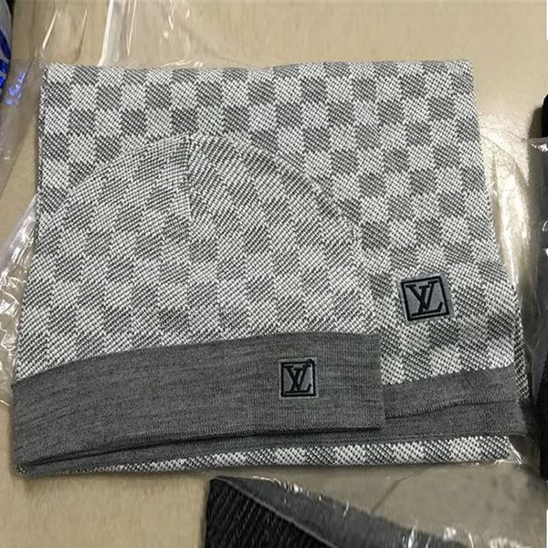 

brand scarves sets mens designer scarf 2020 fashion brand scarf plaid design mens wool cashmere scarves size 180x32cm, Blue;gray