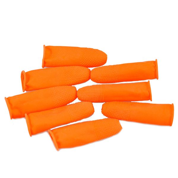 

100шт одноразовые латексные пальчиковые кроватки антистатические резиновые кончики пальцев защитные антистатические пальчиковые кроватки пра