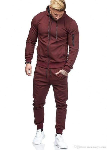 

survetement сплошной цвет спортивный костюм беговые костюмы мужские pantalon de survêtement мужские дизайнерские спортивные костюмы, Gray