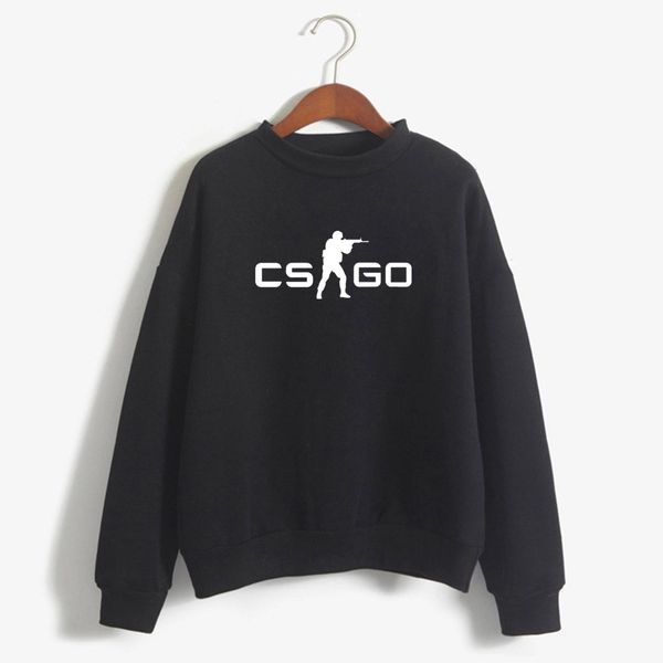 

2020 fashion counter strike global offensive csgo sweatshirt clothes o-neck sweatshirt hoodies men autumn winter hip hop hoodies, Black