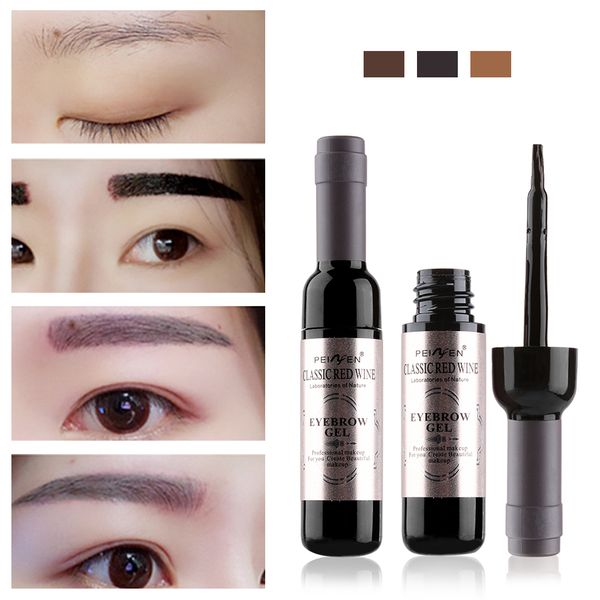 

1pc women eyebrow tattoo gel super lasting waterproof sweat red wine peel off natural professional eyebrow tint dye makeup tool