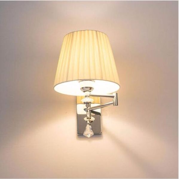 

modern sconce wall lights luminaria bedside reading lamp swing arm wall lamp e27 crystal wall sconce bathroom lights