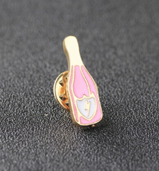 

фламинго бутылка вина кубок роза цветок сердце форма мультфильм брошь булавки воротник сумка куртка броши ювелирные изделия для женщин девуш, Gray