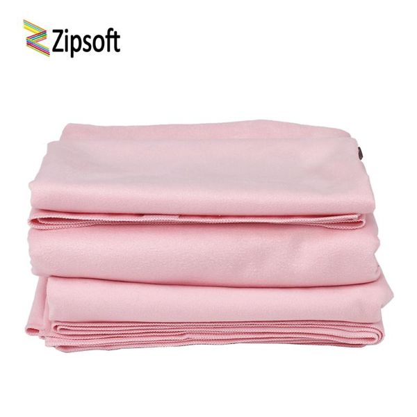 

zipsoft beach towel for women girl pink cute microfiber quick-drying towels lightweight soft antimicrobial yoga mat 2019