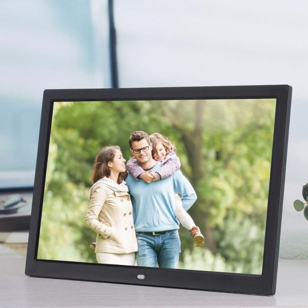 

15 inch lcd high definition 1280*800 full function digital p frame electronic picture music video eu/au/uk/us plug
