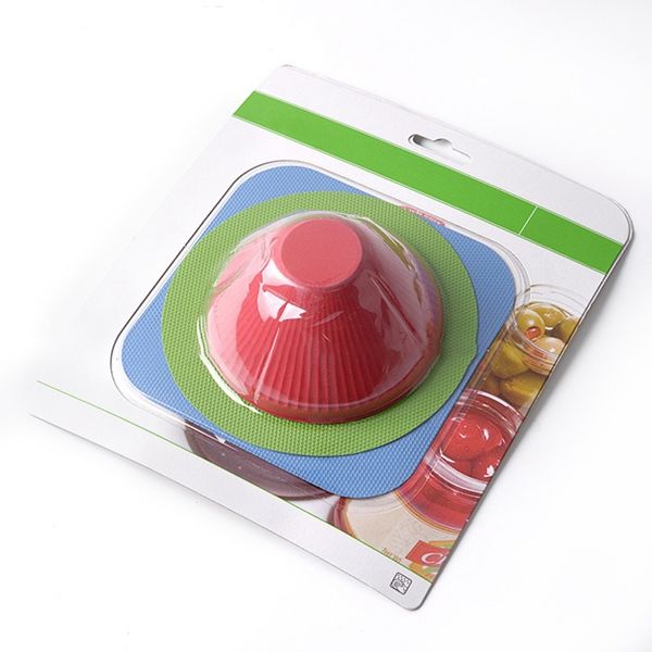 

creative kitchen gadget multifunctional rubber opener anti-skid round gripper bottle manual open pad cap kitchen jar opener