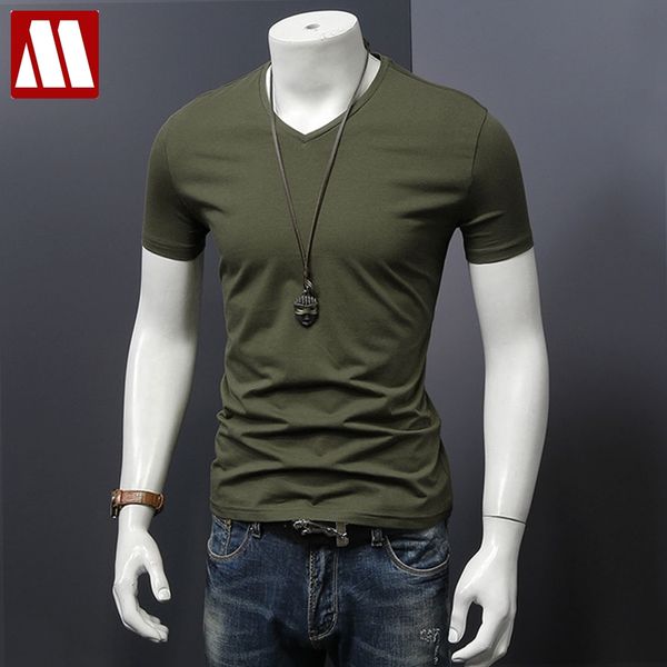 

mydbsh men brand clothing summer solid t-shirt male casual tshirt fashion mens short sleeve t shirt plus size 5xl ing, White;black