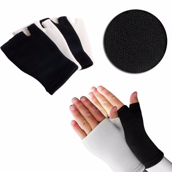 

1pair elastic palm brace glove hand wrist supports arthritis sleeve support new, Black;red