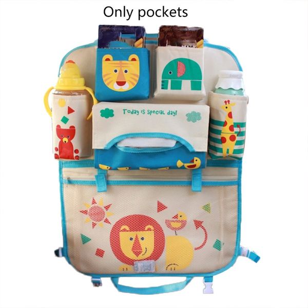 

folding car seat cartoon storage bag car rear cushion storage bag multi-function accessories