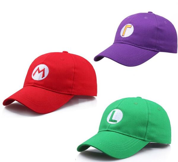 

1pcs cartoon super mario fashion sun hat mario casual cosplay baseball cap children party gifts pet supplies, Yellow