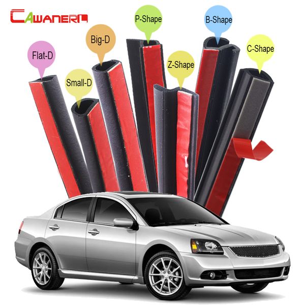 

cawanerl rubber car seal sealing strip kit sound control auto seal edge trim weatherstrip for mitsubishi galant lancer sigma