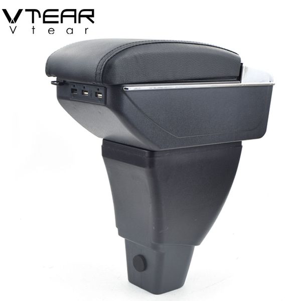 

vtear for great wall hover haval m4 armrest usb charging heighten central car storage box holder ashtray accessories parts 12-14