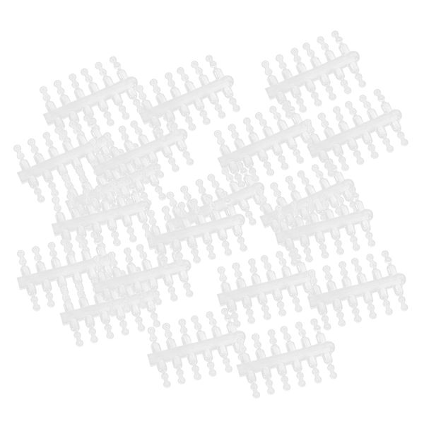 

20pcs carp fishing hair rigs pellet bait bands clear fishing accessories