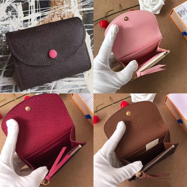 

wholesale new ladies coin purse short wallet fashion coin coin purse female wallet mini storage card bag, Red;black