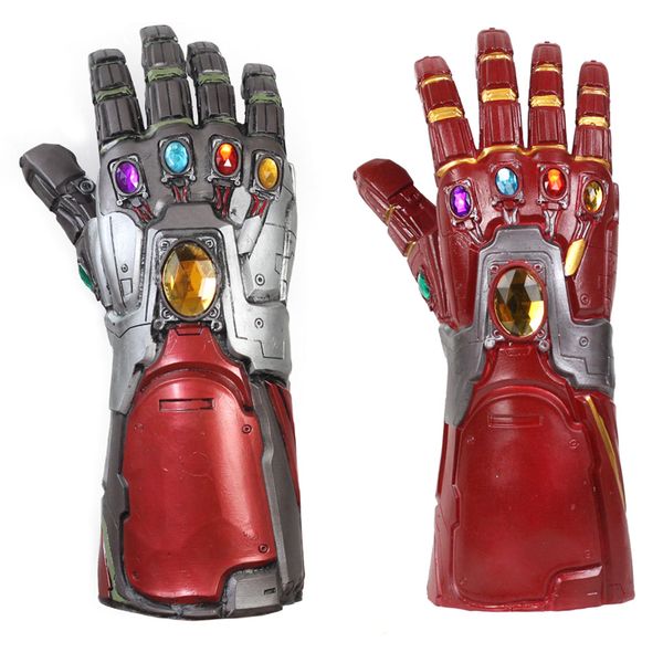 

4 endgame iron man infinity gauntlet hulk cosplay arm thanos latex gloves arms mask marvel superhero party props